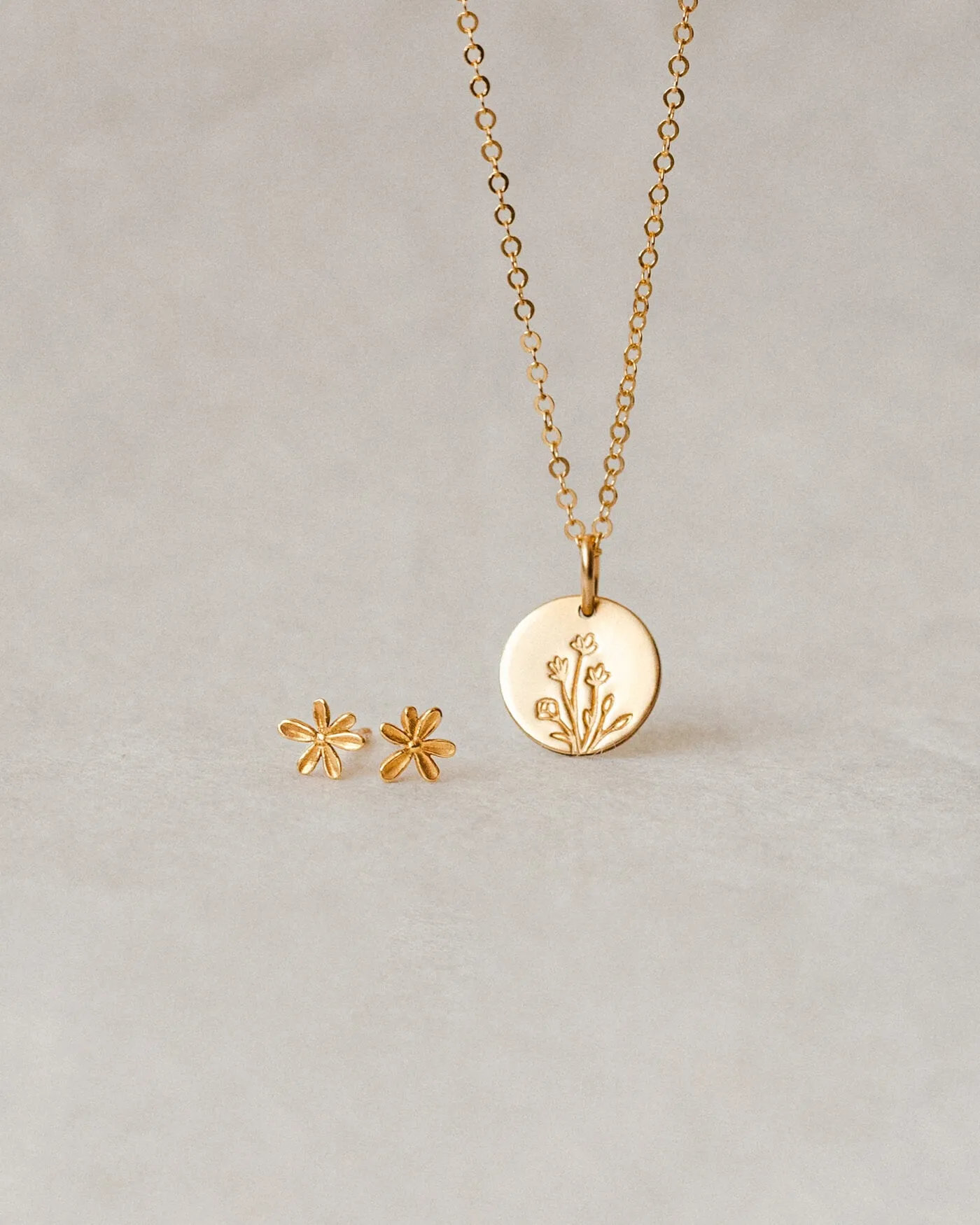 Solid Gold Floral Favorites Set sold by GLDN