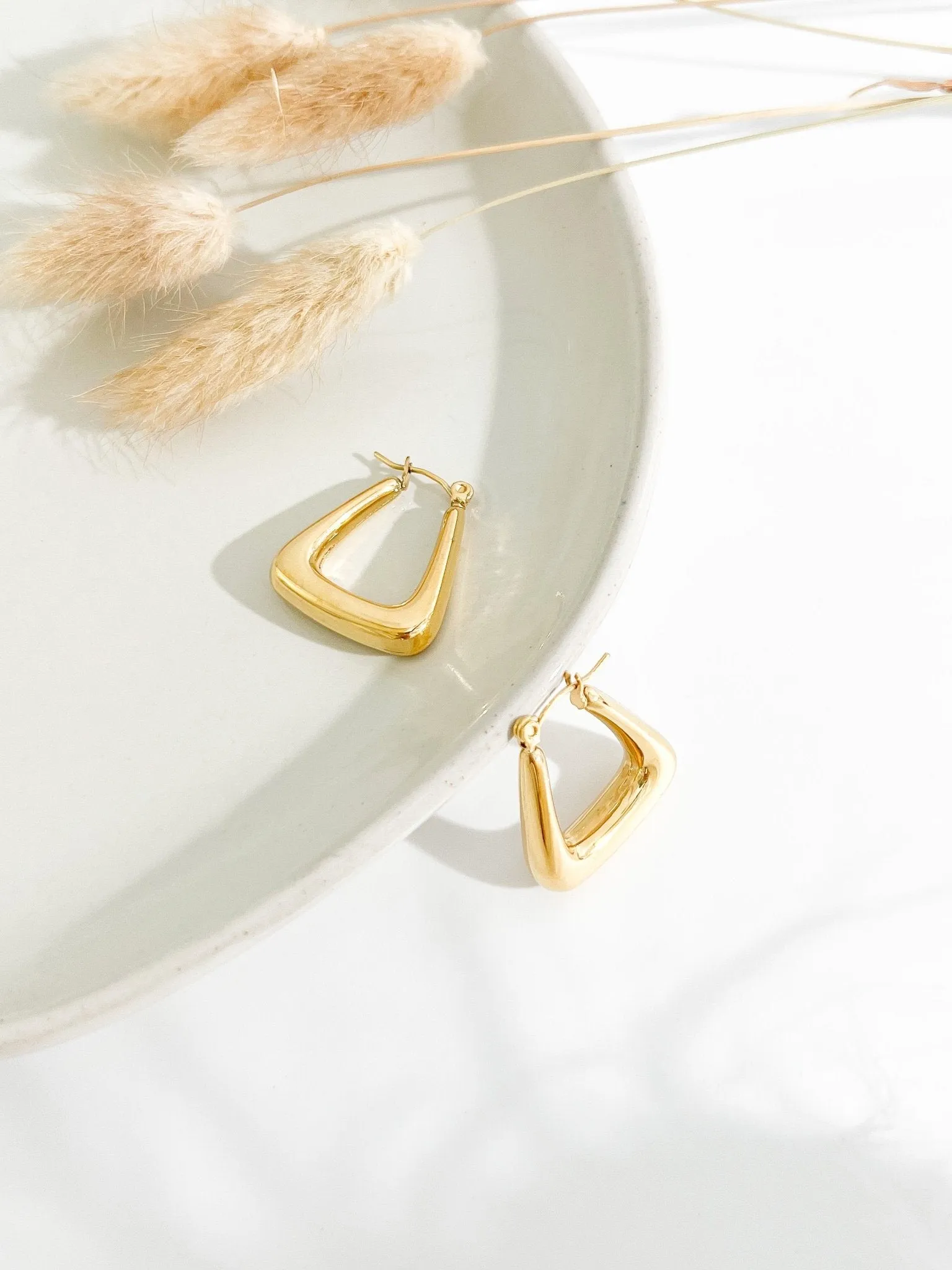 The Delta Hollow Earrings sold by Flaire & Co. product image thumbnail 4