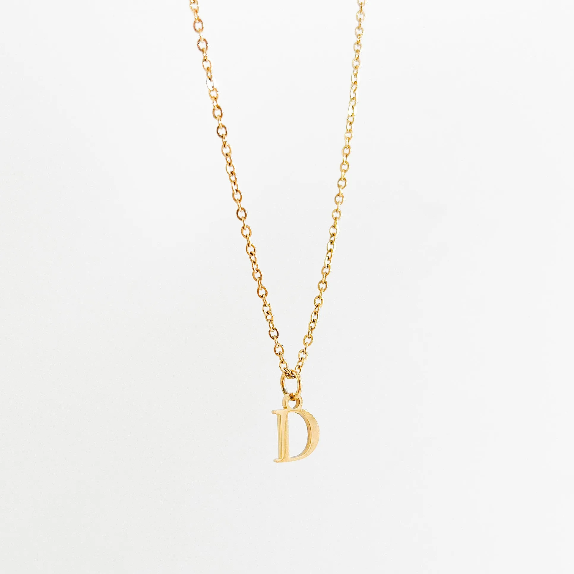Perfectly Dainty Initial Necklace in Gold sold by Flaire & Co. product image thumbnail 3