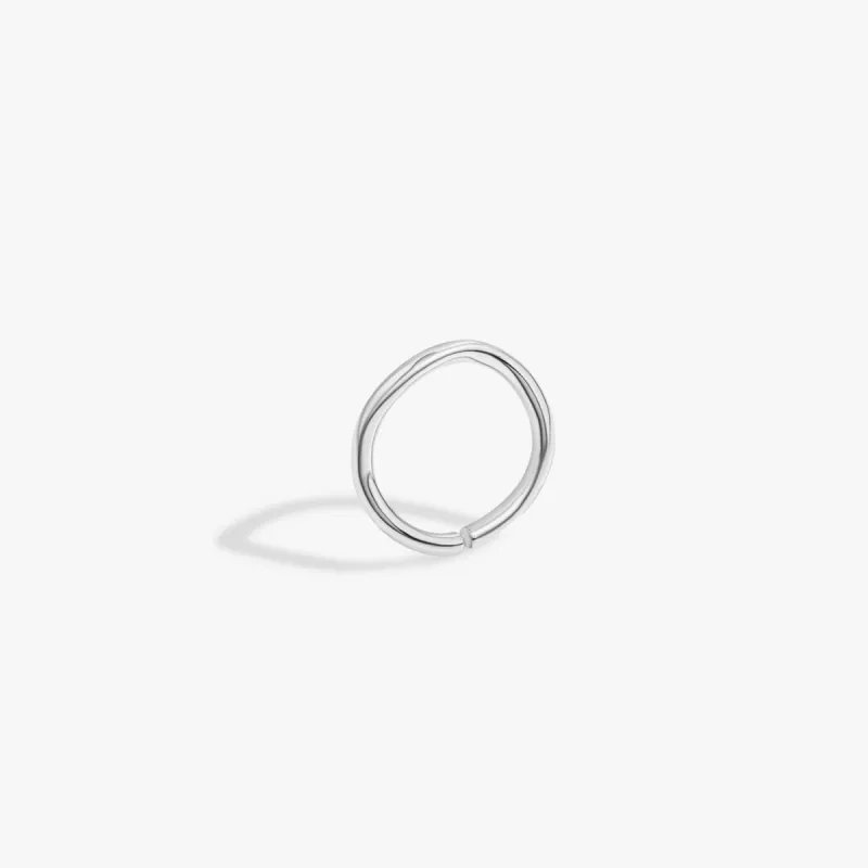 Wavy Adjustable Sterling Silver Ring sold by Flaire & Co.