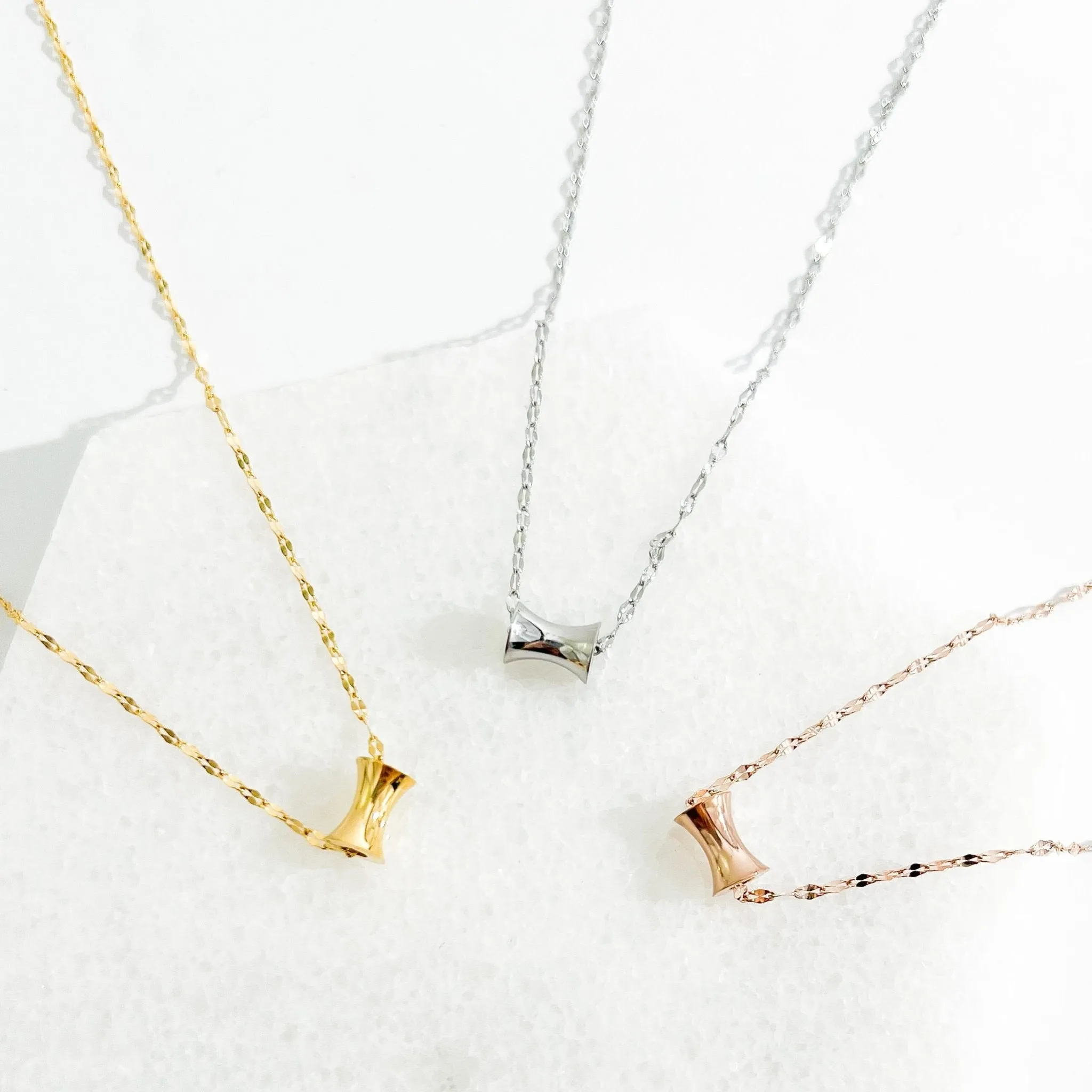 Katherine Necklace in Gold/Silver/Rose Gold sold by Flaire & Co.