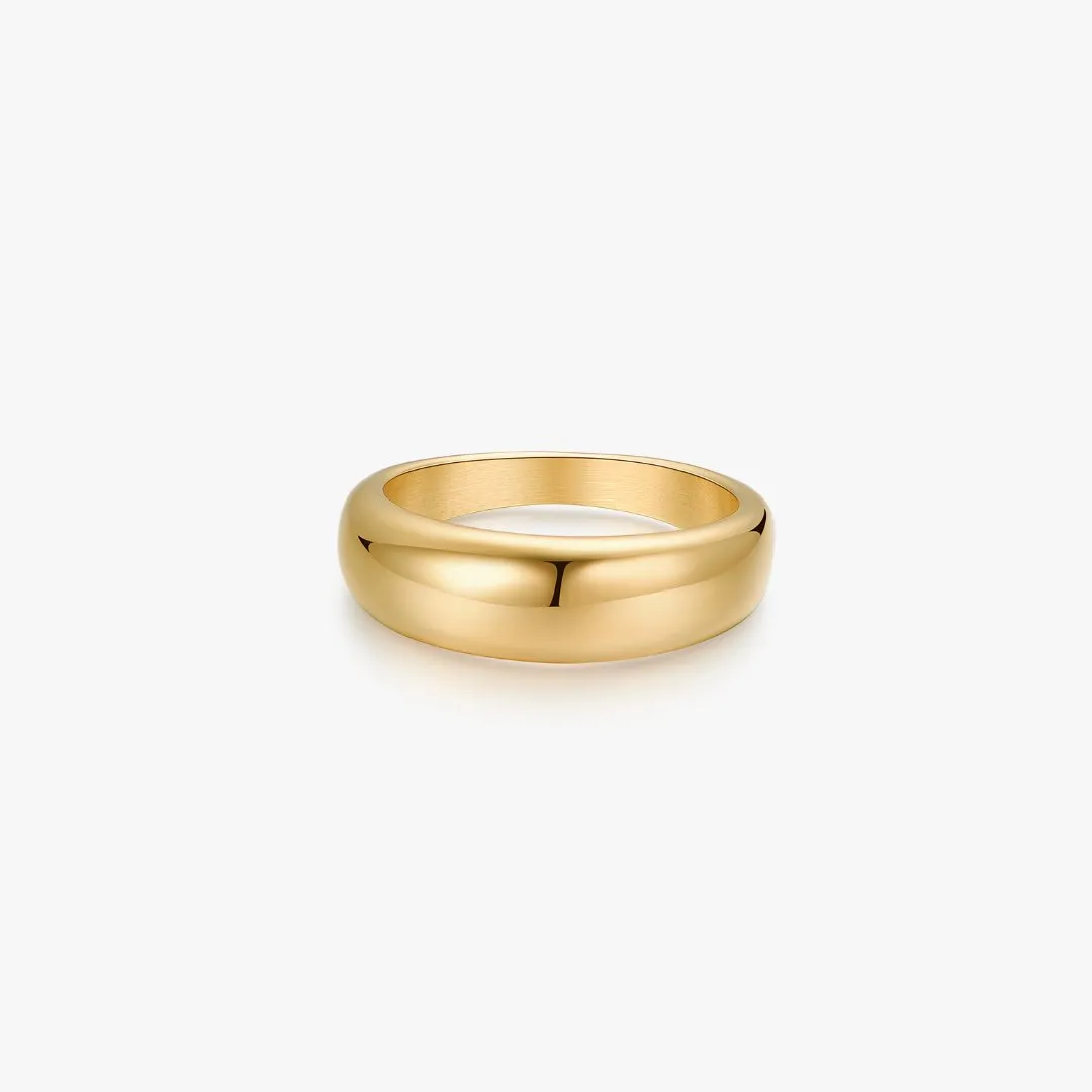 Thin Dome Ring sold by Flaire & Co. product image thumbnail 4