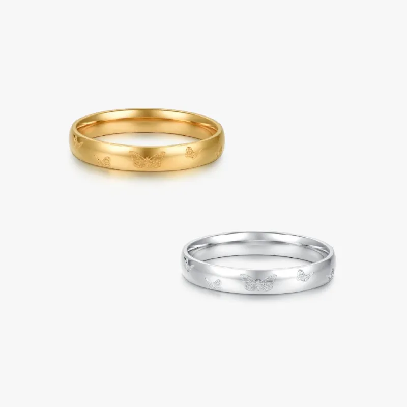 Butterfly Band Ring sold by Flaire & Co.