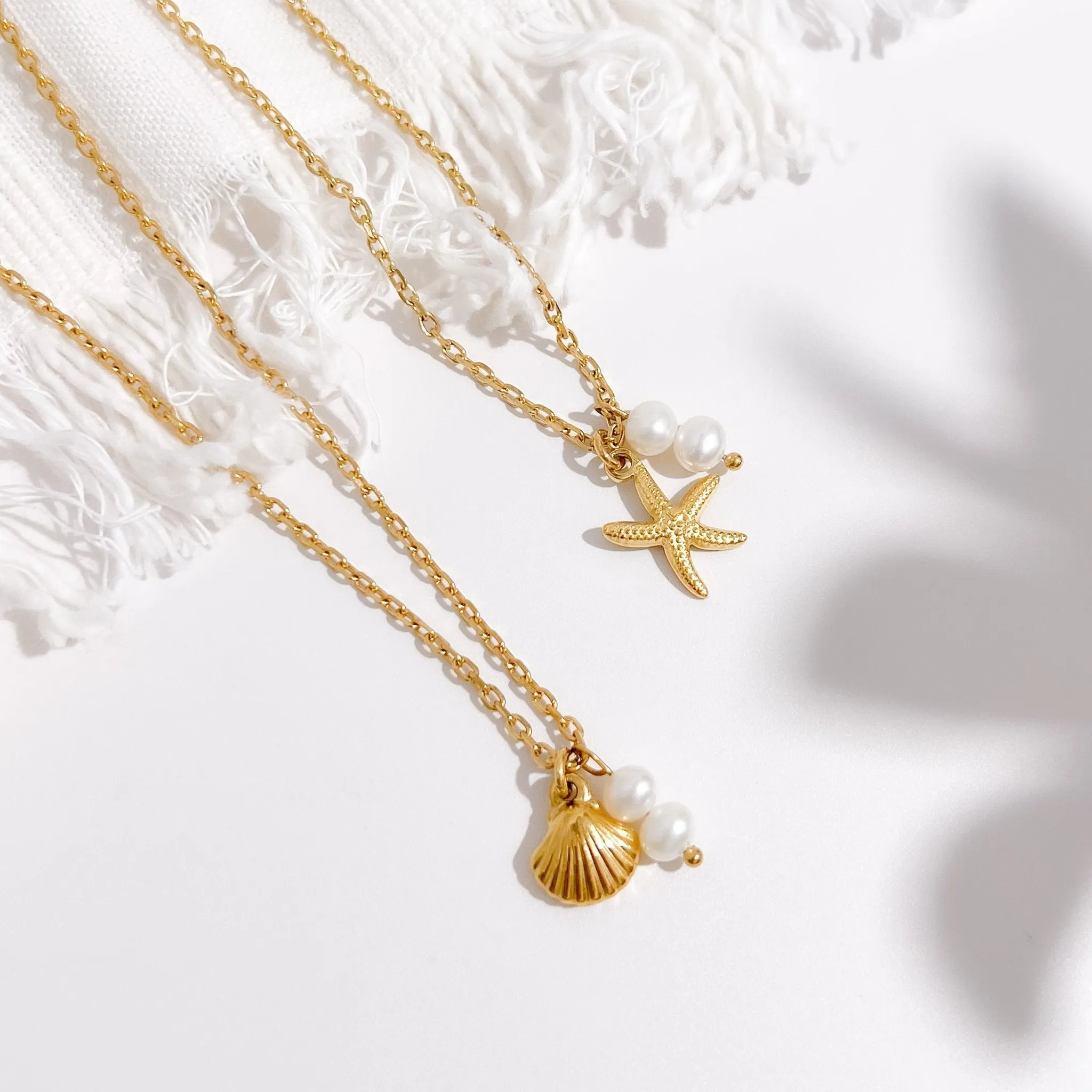 By The Seashore Gold Necklaces sold by Flaire & Co. product image thumbnail 4