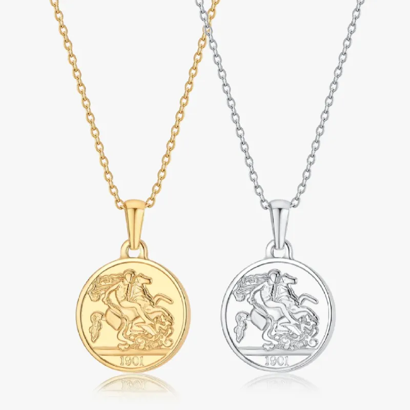 Sparta Coin Necklace sold by Flaire & Co.