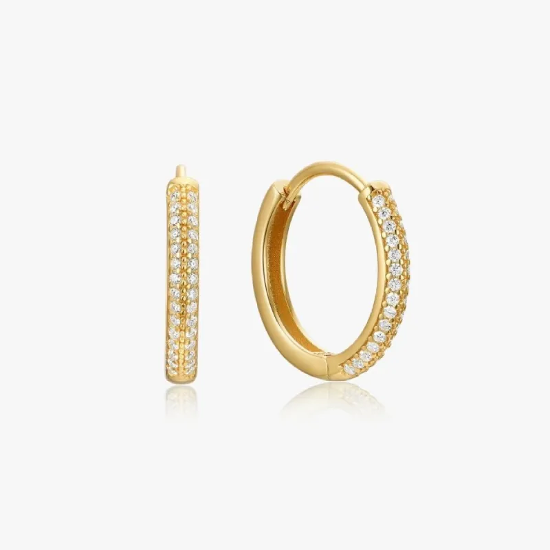 Adele Hoops in Gold sold by Flaire & Co.