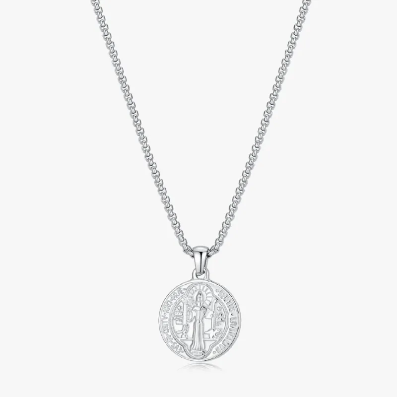 Coin Necklace in Silver (Unisex) sold by Flaire & Co.