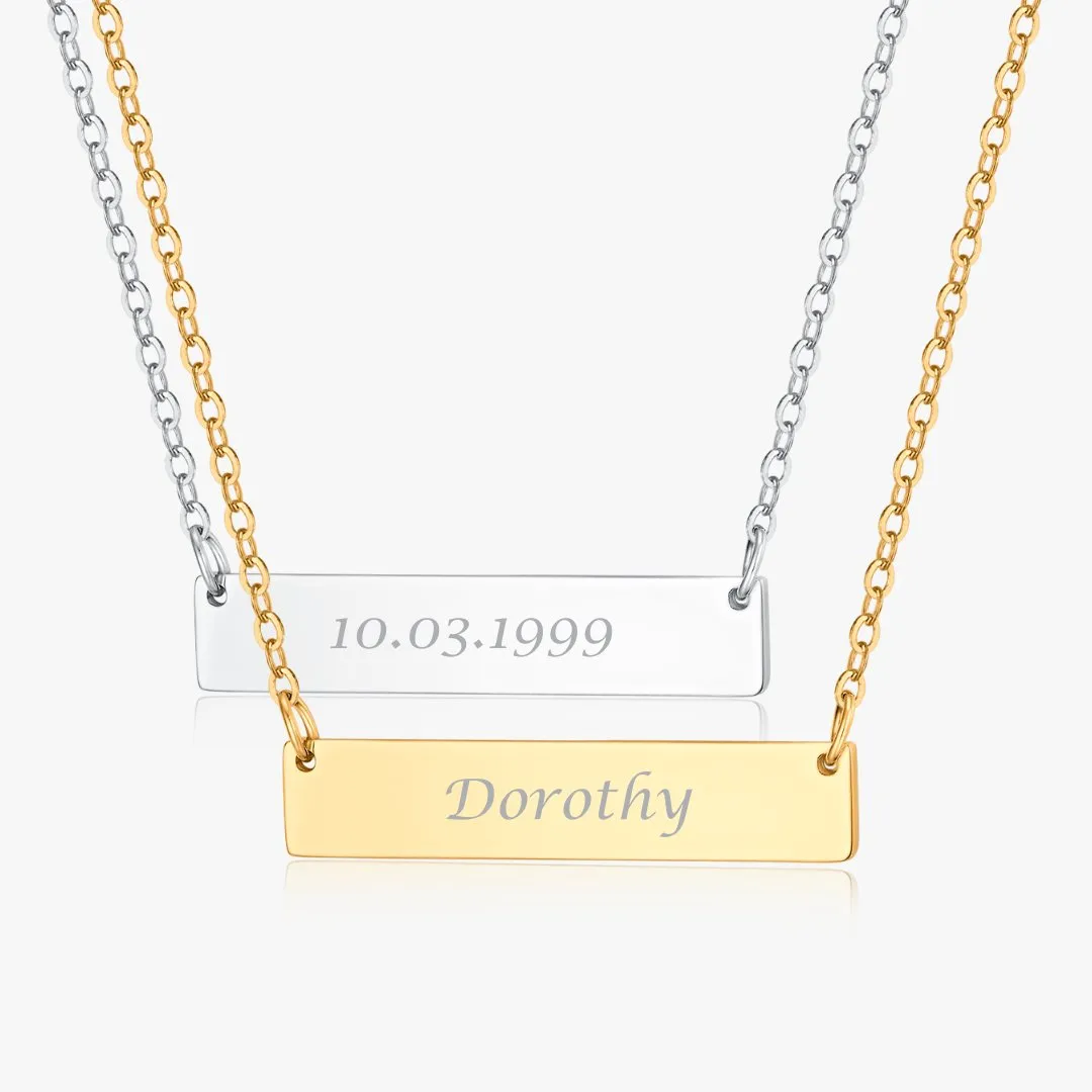 Simple Bar Necklaces sold by Flaire & Co.