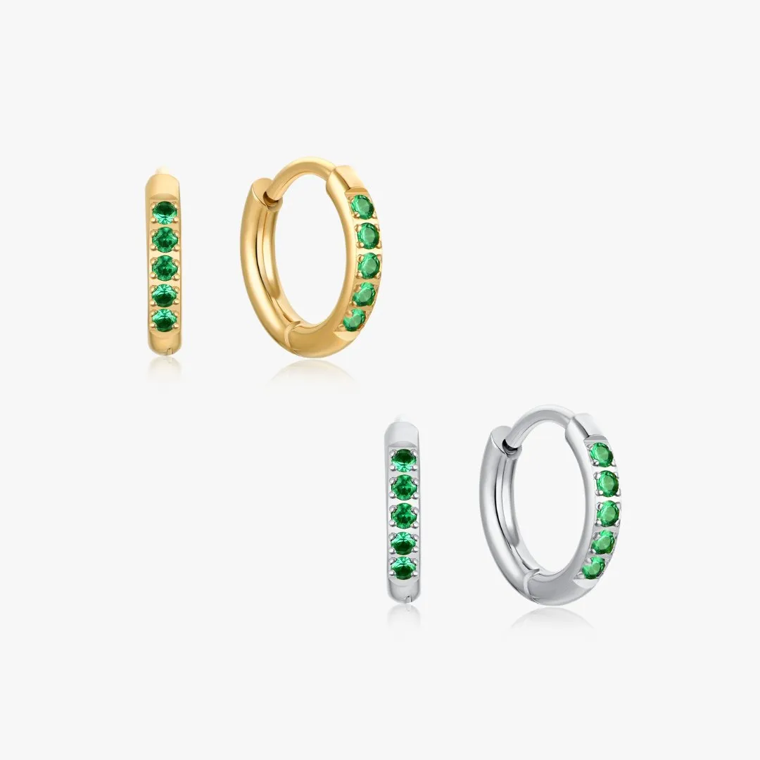 Green Crystal Huggies sold by Flaire & Co.