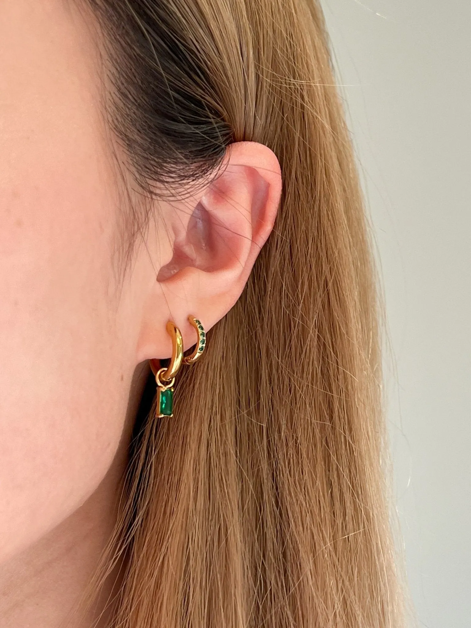 Green Crystal Huggies sold by Flaire & Co. product image thumbnail 3