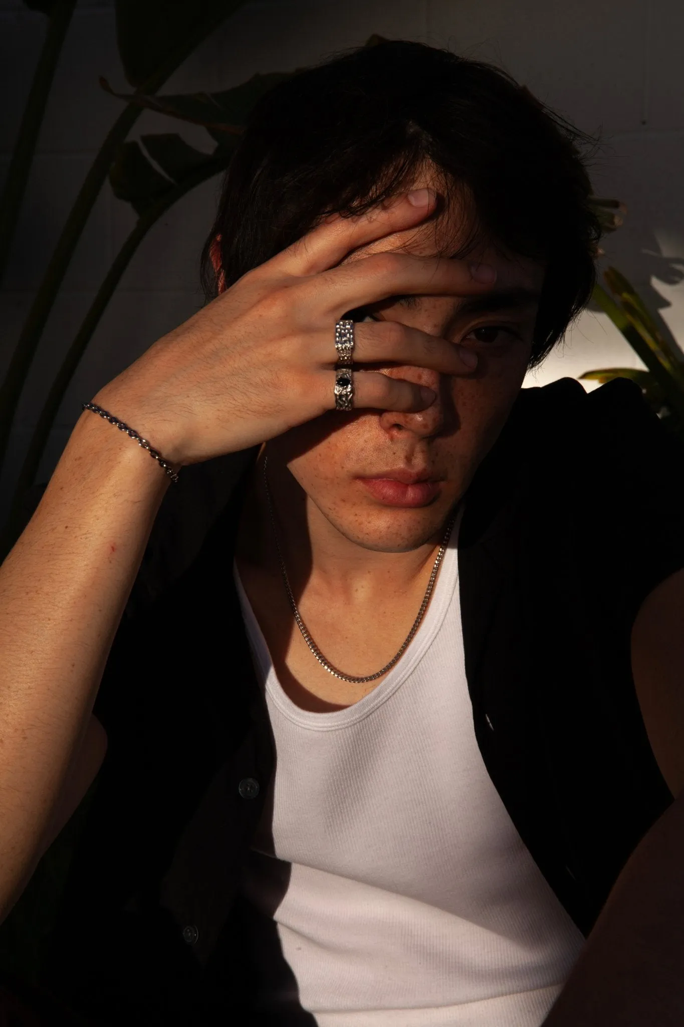 Thin Curb Silver Chain (Unisex) sold by Flaire & Co. product image thumbnail 2