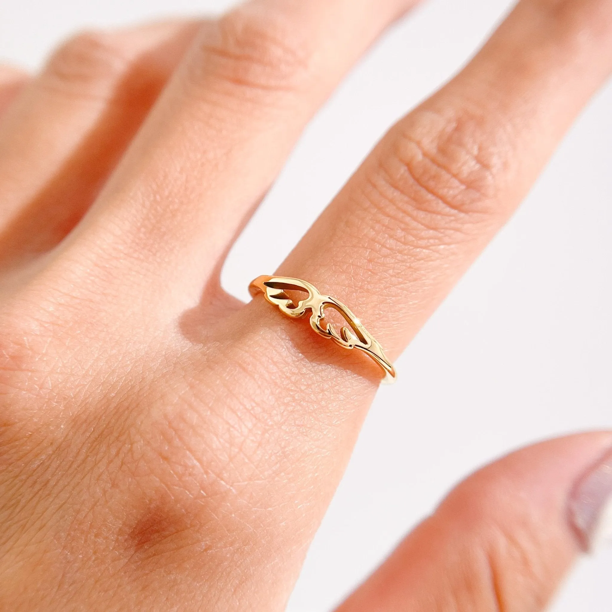 The Wing Ring in Gold sold by Flaire & Co. product image thumbnail 2