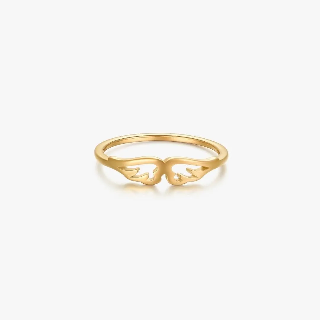The Wing Ring in Gold sold by Flaire & Co.