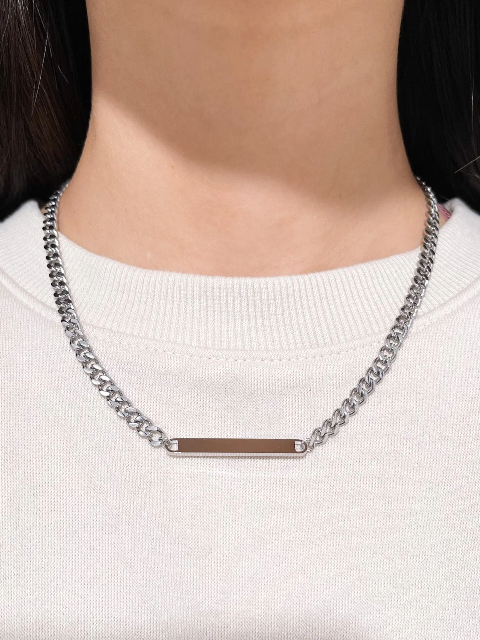 Ivy Silver Necklace sold by Flaire & Co. product image thumbnail 2