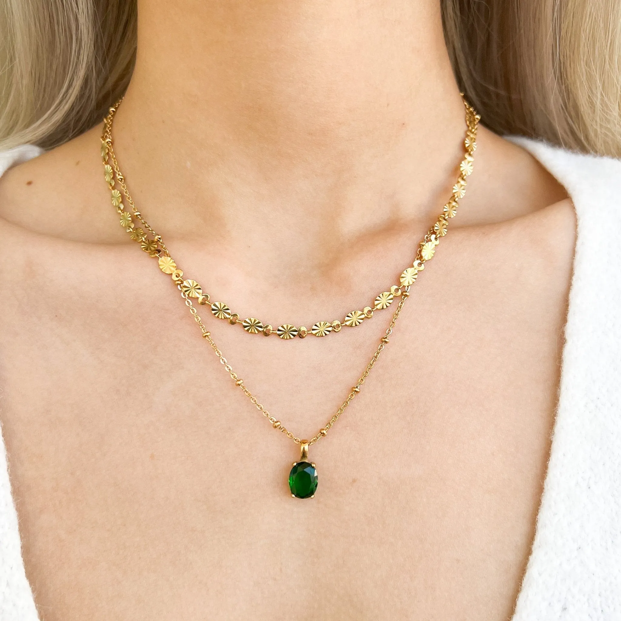 Eva Chain Necklace sold by Flaire & Co. product image thumbnail 2