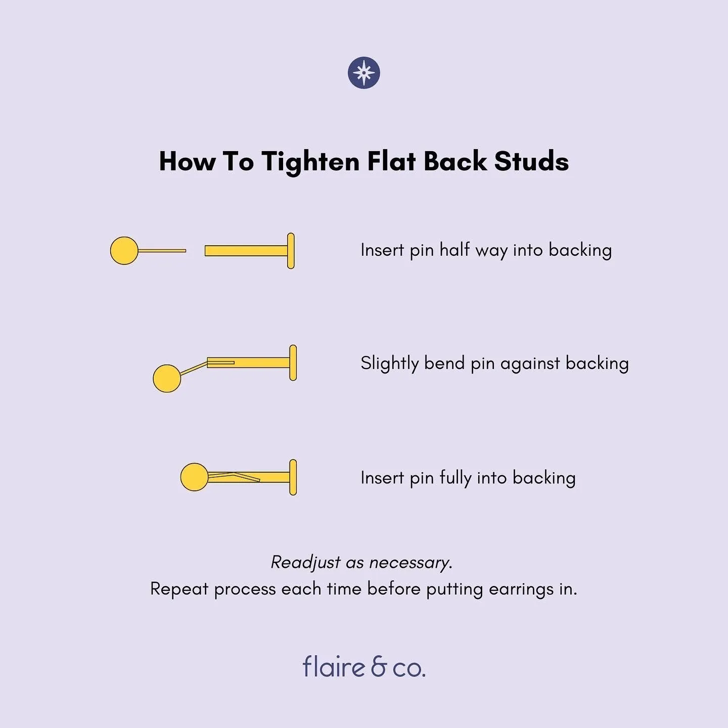 Marquise Threadless Flat Back Studs sold by Flaire & Co. product image thumbnail 2