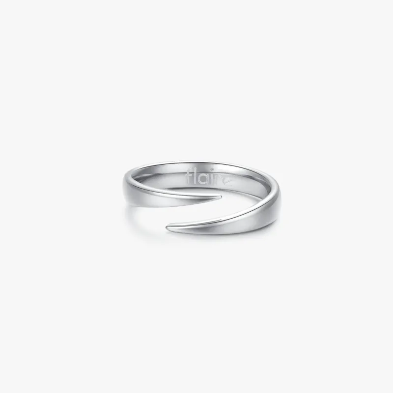 Twisted Claw Silver Ring (Unisex) sold by Flaire & Co.