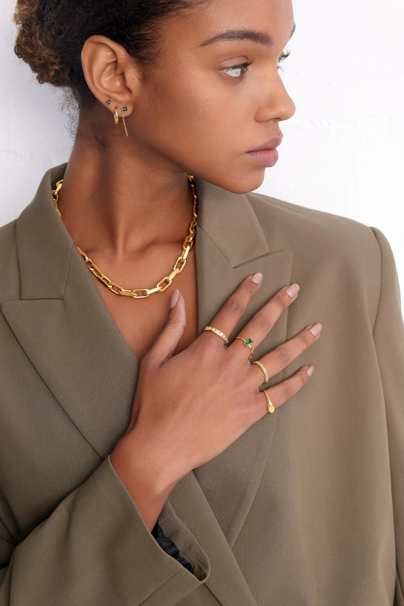 Thin Weave Gold Ring sold by Flaire & Co. product image thumbnail 2