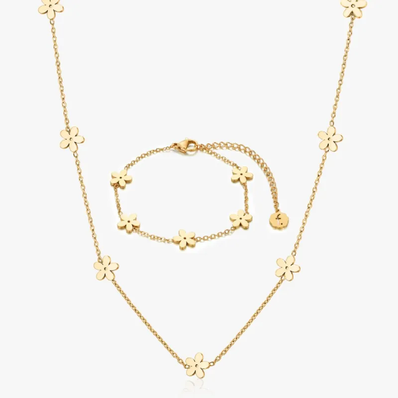 Flower Power Bundle Gold sold by Flaire & Co.