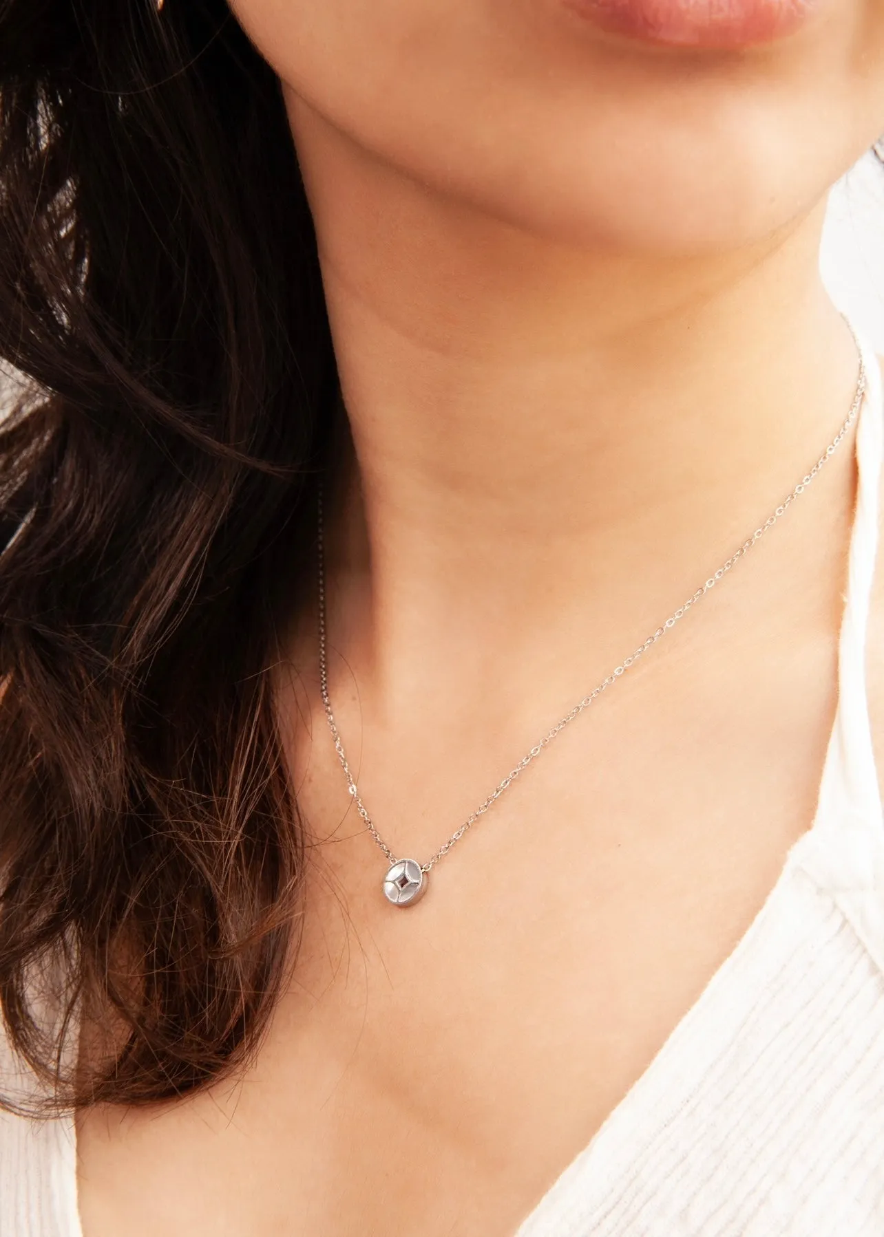 Sophia Mother of Pearl Necklaces sold by Flaire & Co. product image thumbnail 3