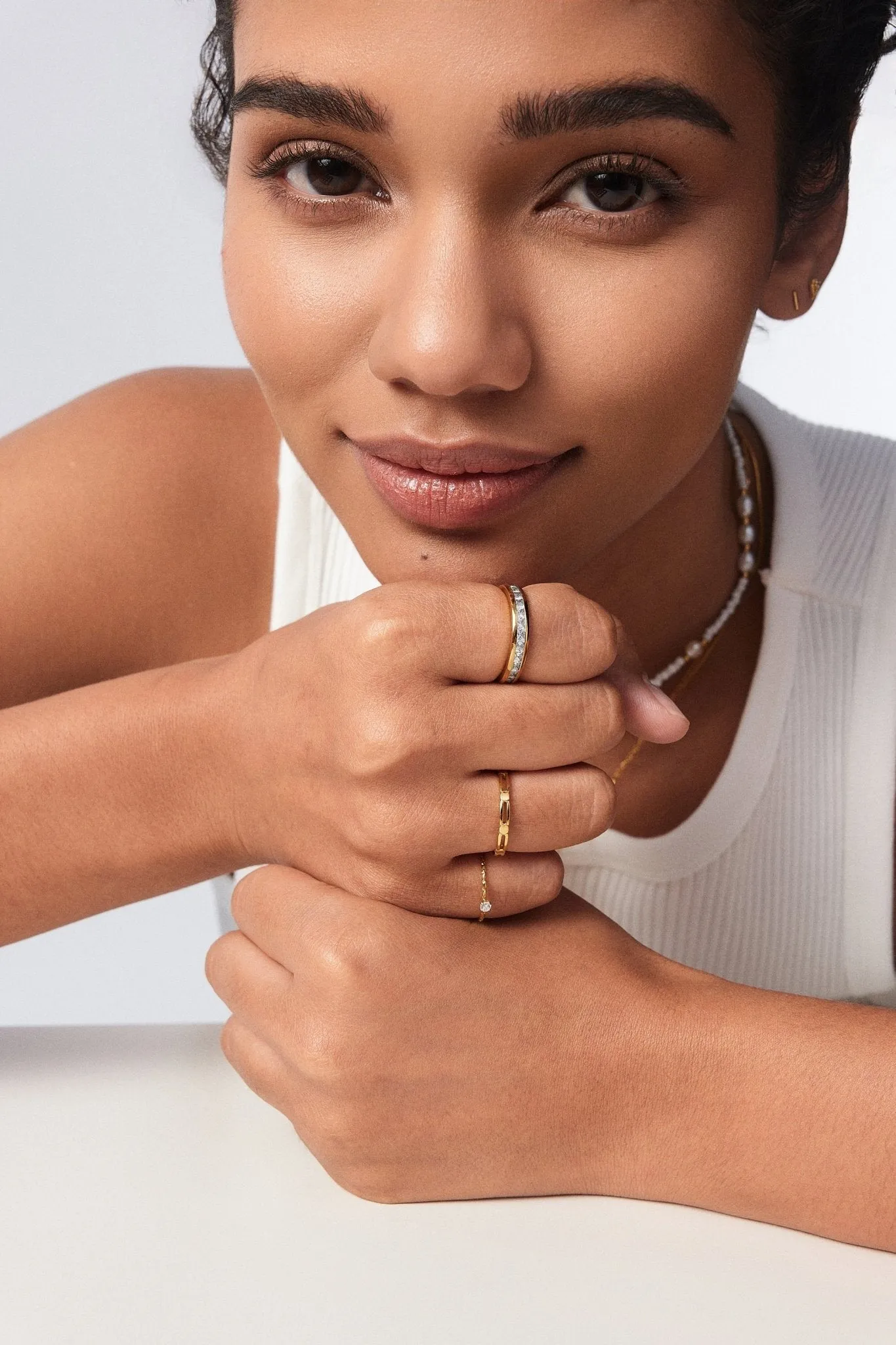 Melanie Ring in Gold sold by Flaire & Co. product image thumbnail 5