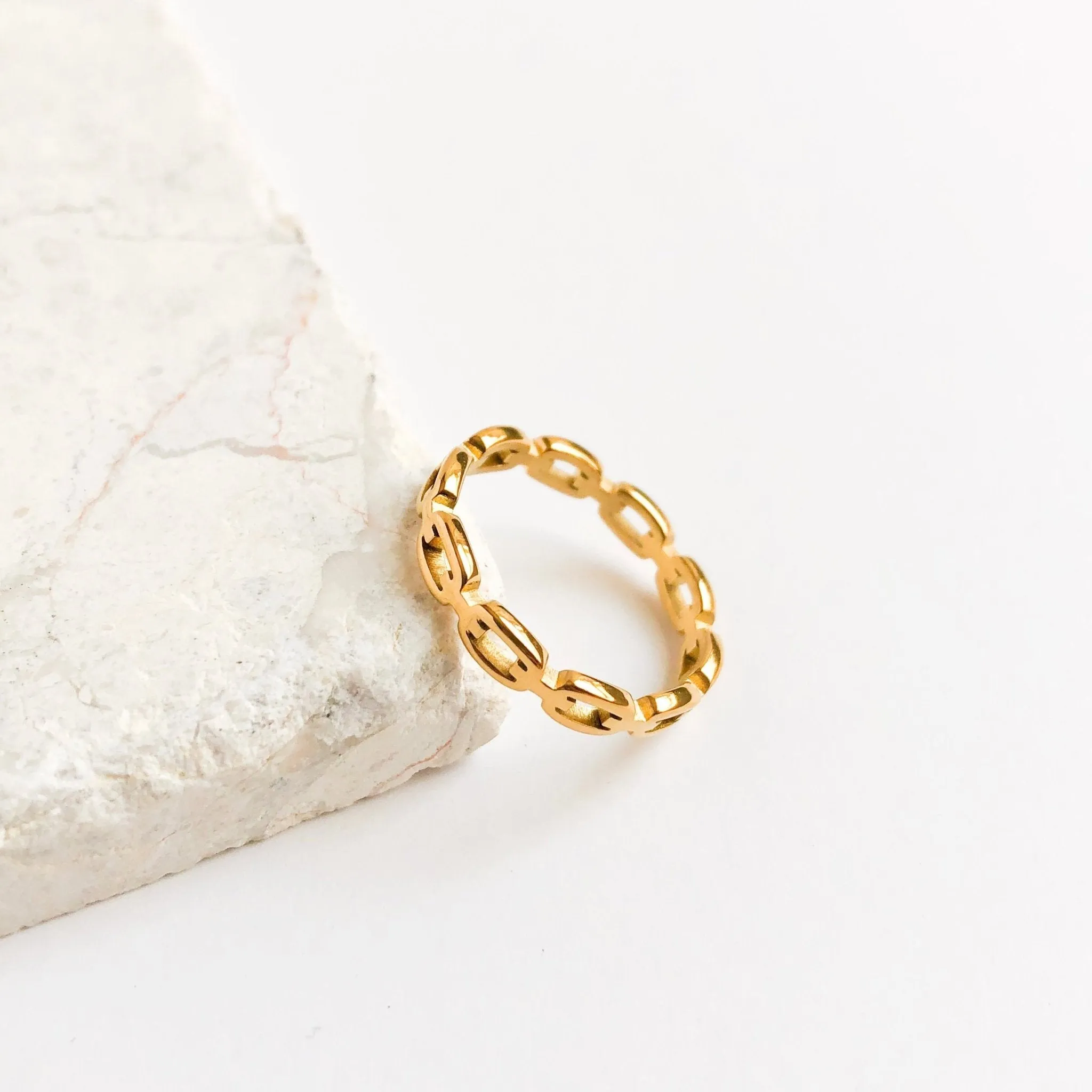 Layla Ring in Gold sold by Flaire & Co.