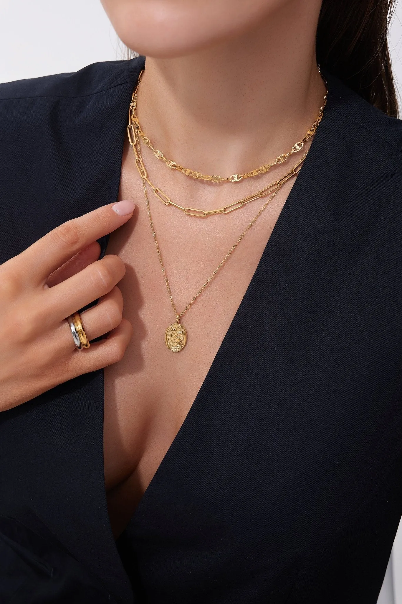 Zendaya Sunburst Necklace (Greek Inspired Collection) sold by Flaire & Co. product image thumbnail 5