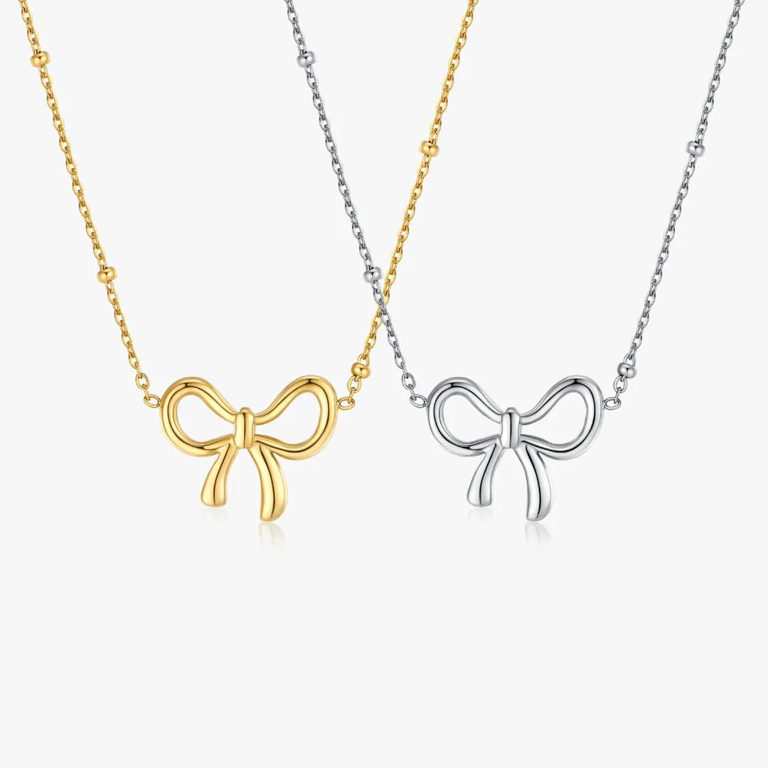 Bow Necklaces sold by Flaire & Co.