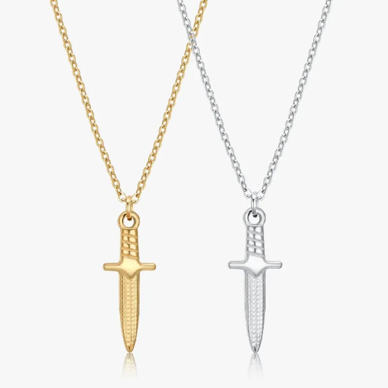 Dagger Pendant Necklace (Unisex) sold by Flaire & Co.