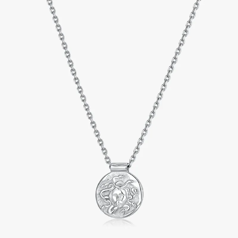 Medusa Necklace in Silver (Unisex) sold by Flaire & Co.
