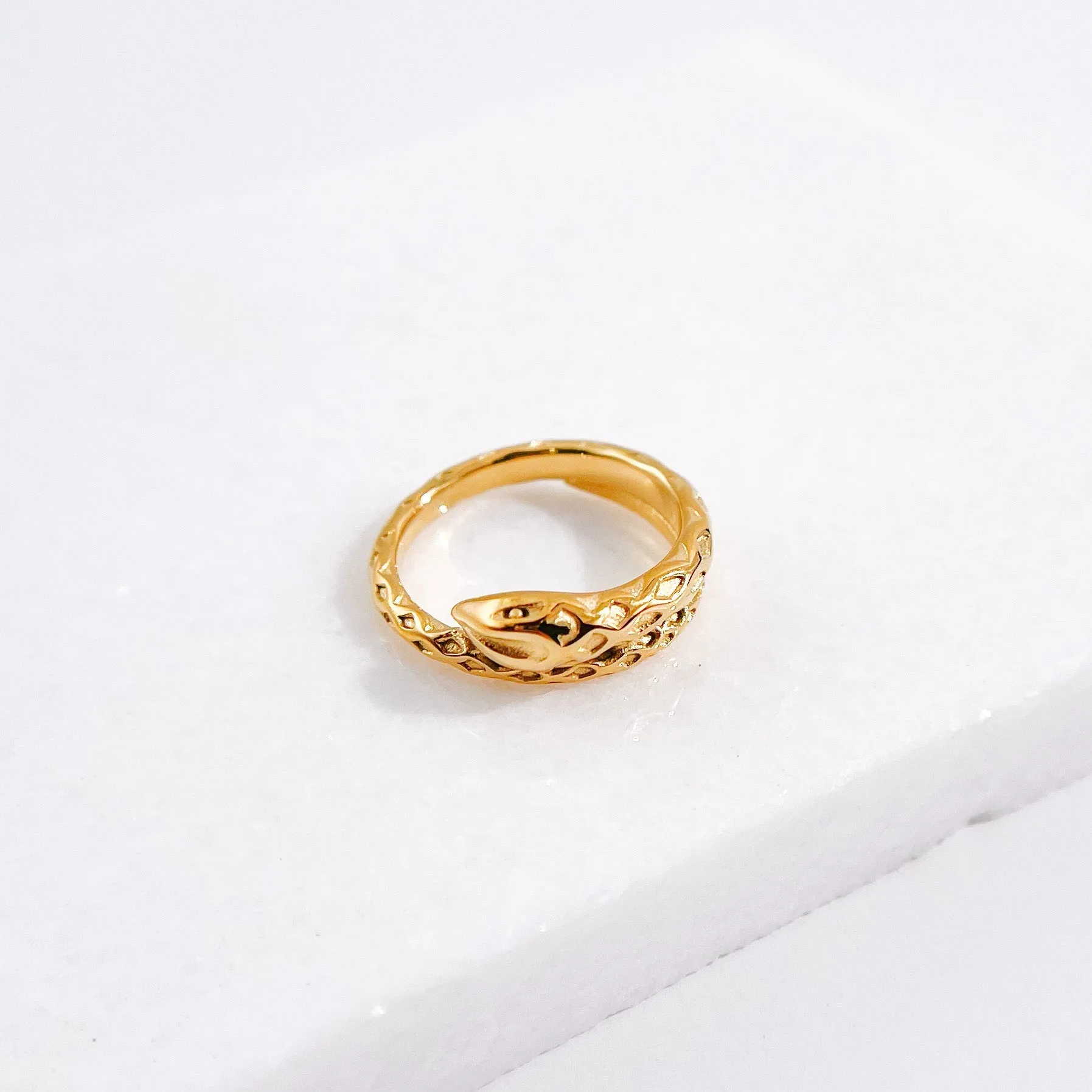 Serpent Ring in Gold sold by Flaire & Co. product image thumbnail 3