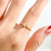 Single Gem 2.0 Ring in Gold sold by Flaire & Co.