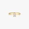 Single Gem 2.0 Ring in Gold sold by Flaire & Co.