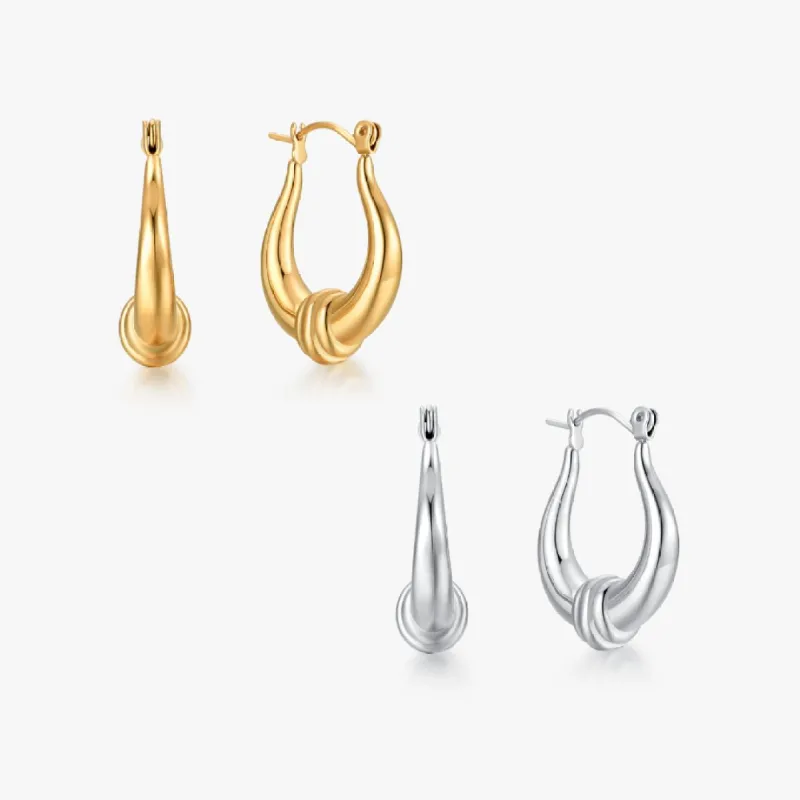 Lyre Hoops (Greek Inspired Collection) sold by Flaire & Co.