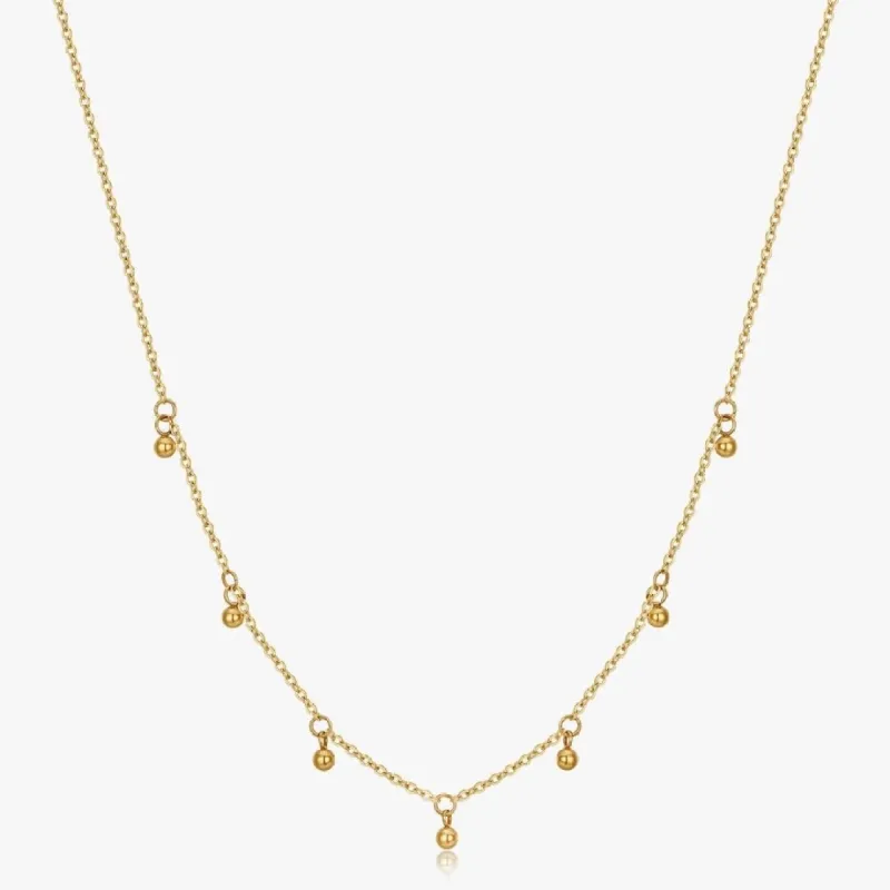 Lydia Gold Necklace sold by Flaire & Co.