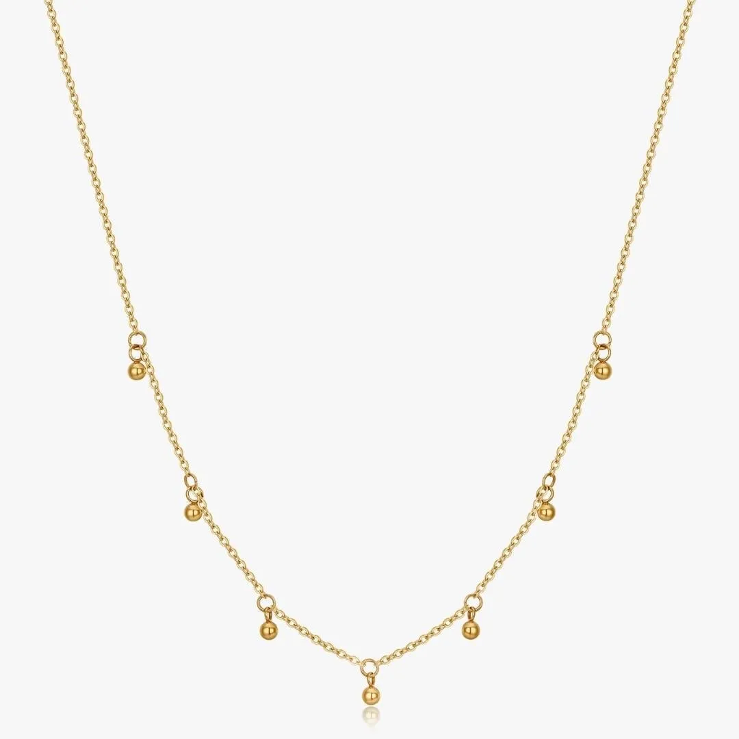 Lydia Gold Necklace sold by Flaire & Co.