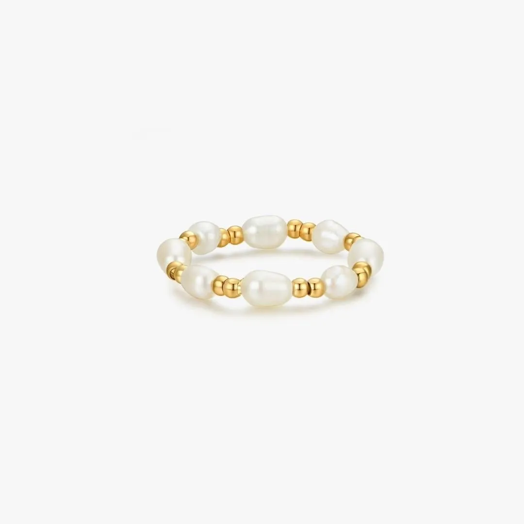 Adjustable Pearl Ring sold by Flaire & Co. product image thumbnail 3