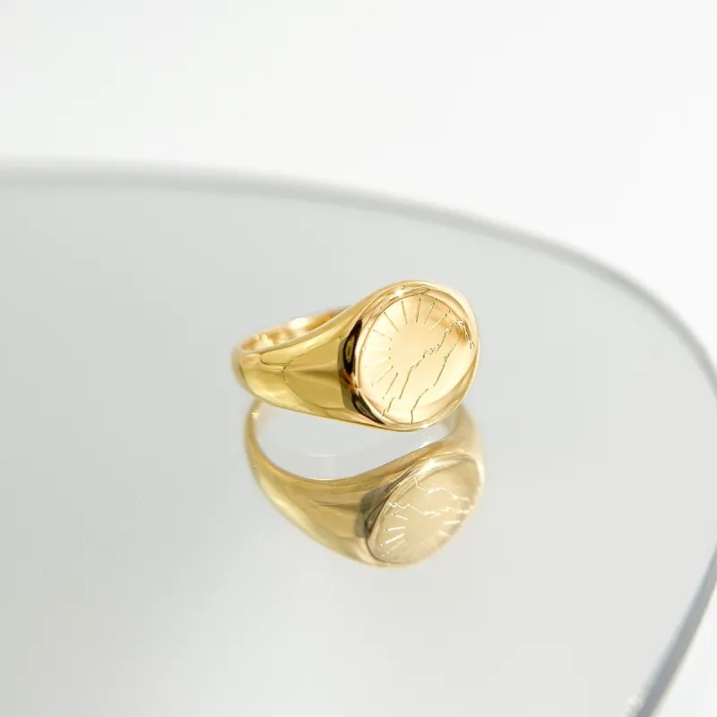 Mountain Ring in Gold (Nature’s Divinity) sold by Flaire & Co.