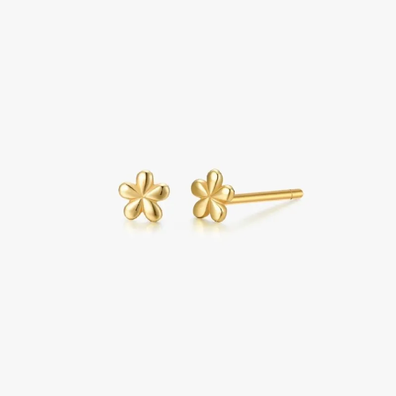 Mini Floral 2.0 Studs in Gold sold by Flaire & Co.