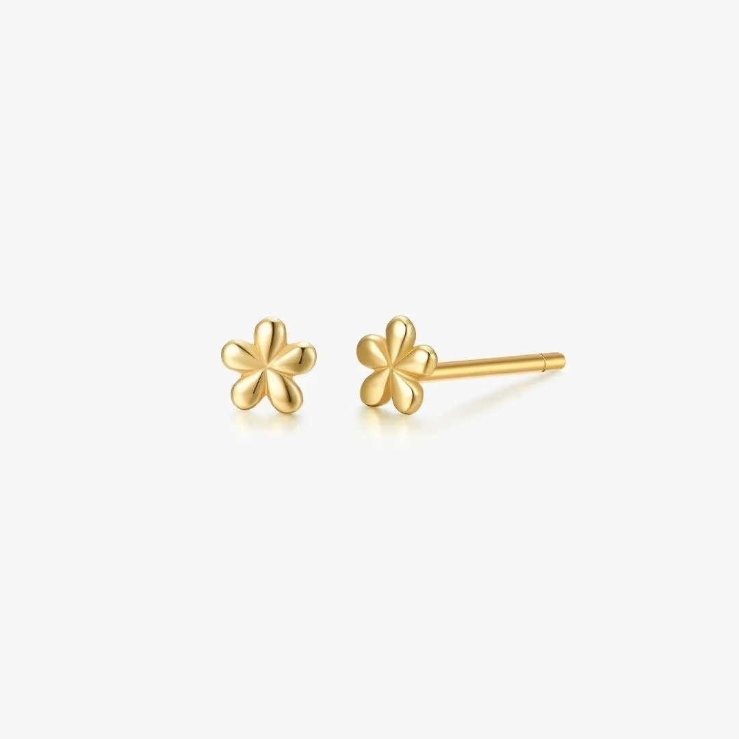 Mini Floral 2.0 Studs in Gold sold by Flaire & Co.