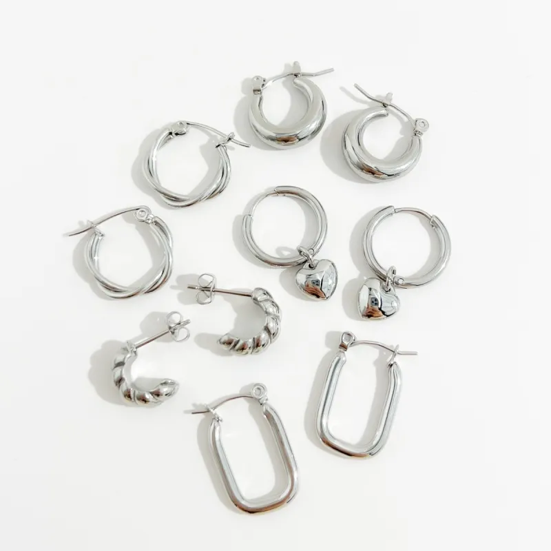 Best Sellers Silver Earrings Bundle sold by Flaire & Co.