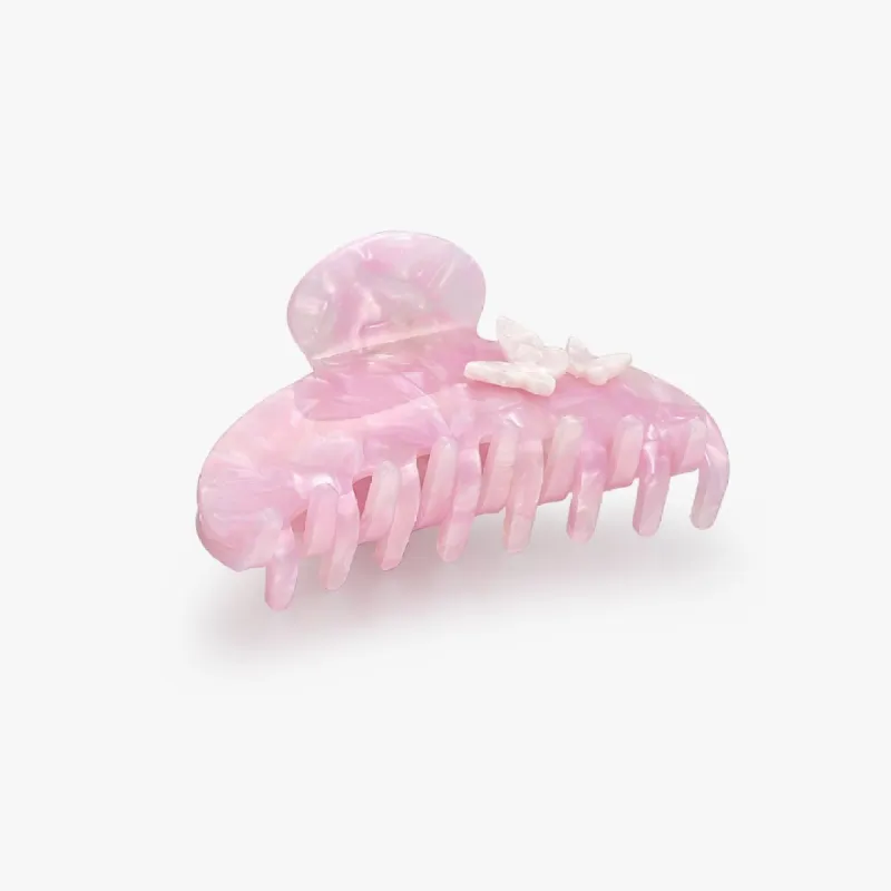 Amelia Butterfly Garden Claw Clip in Sakura sold by Flaire & Co.