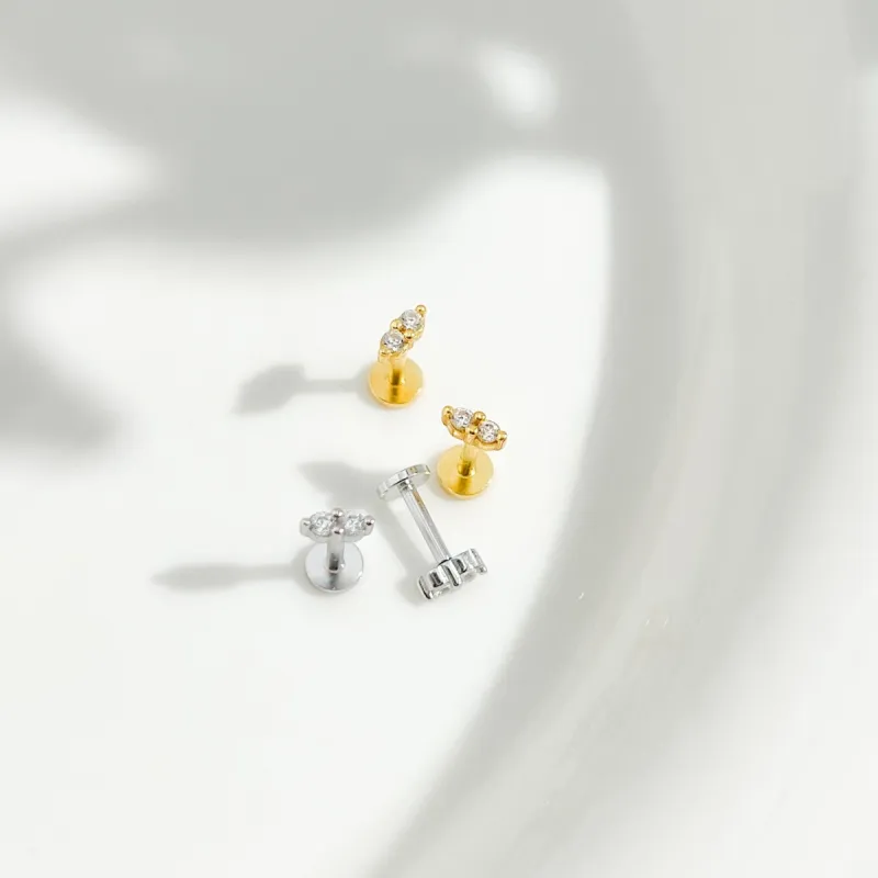 Mini Shimmer Threadless Flat Back Studs sold by Flaire & Co.