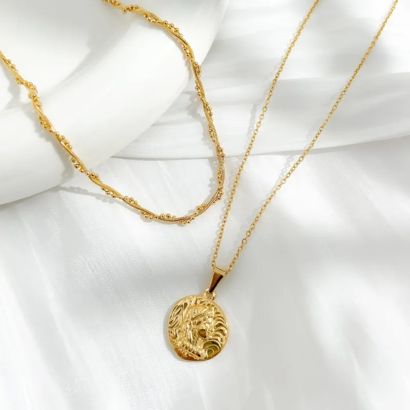 Coin Pendant Gold Bundle sold by Flaire & Co.