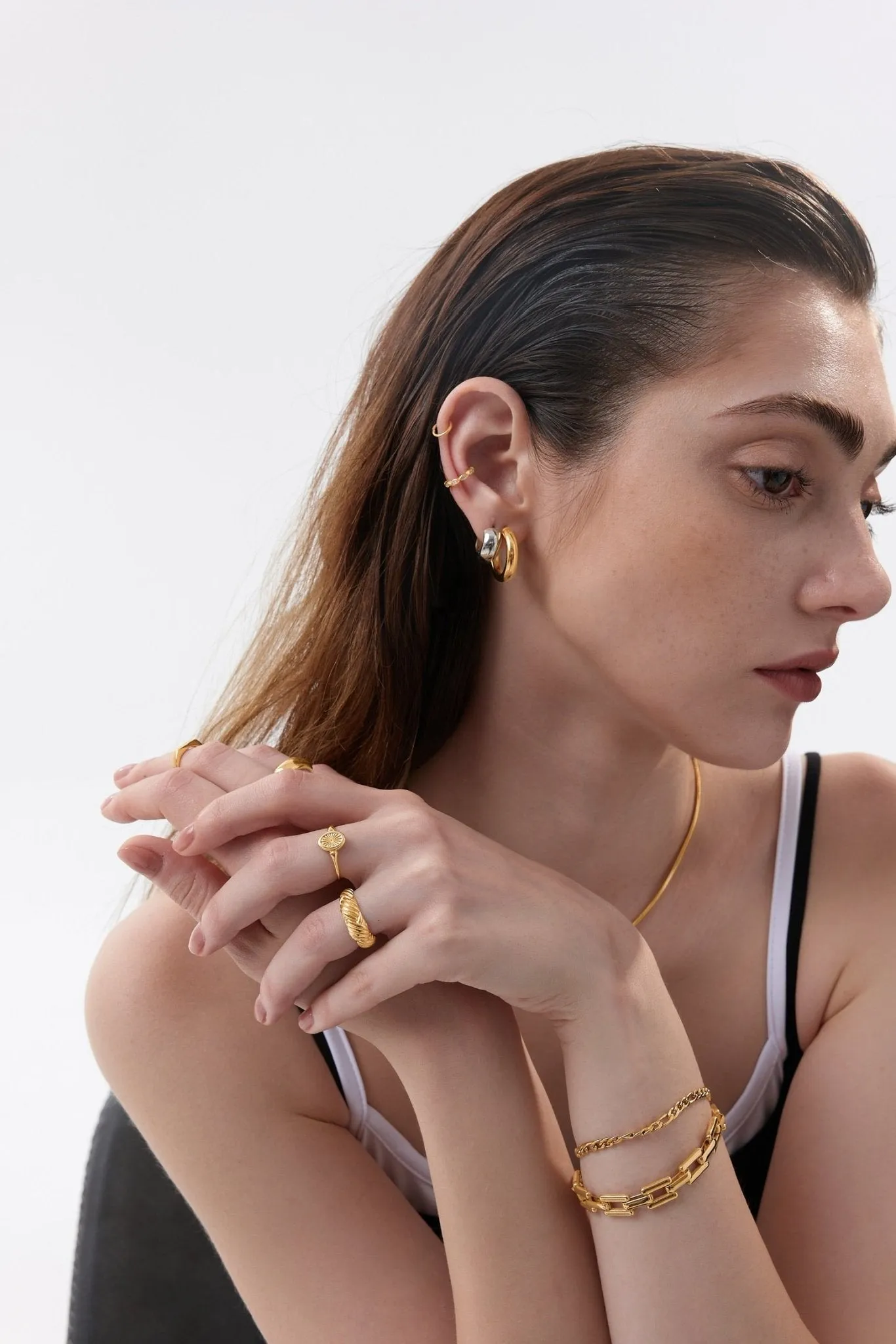 Sunburst Signet Ring (Greek Inspired Collection) sold by Flaire & Co. product image thumbnail 4