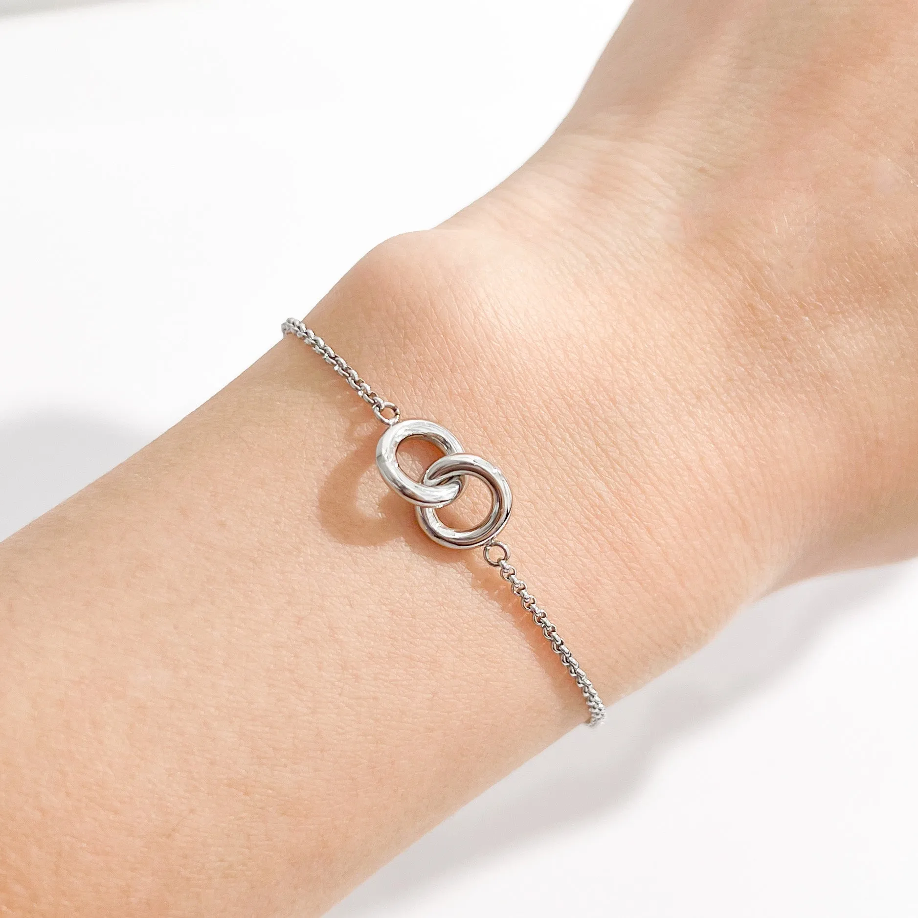 Twin Souls Bracelet in Silver sold by Flaire & Co. product image thumbnail 4