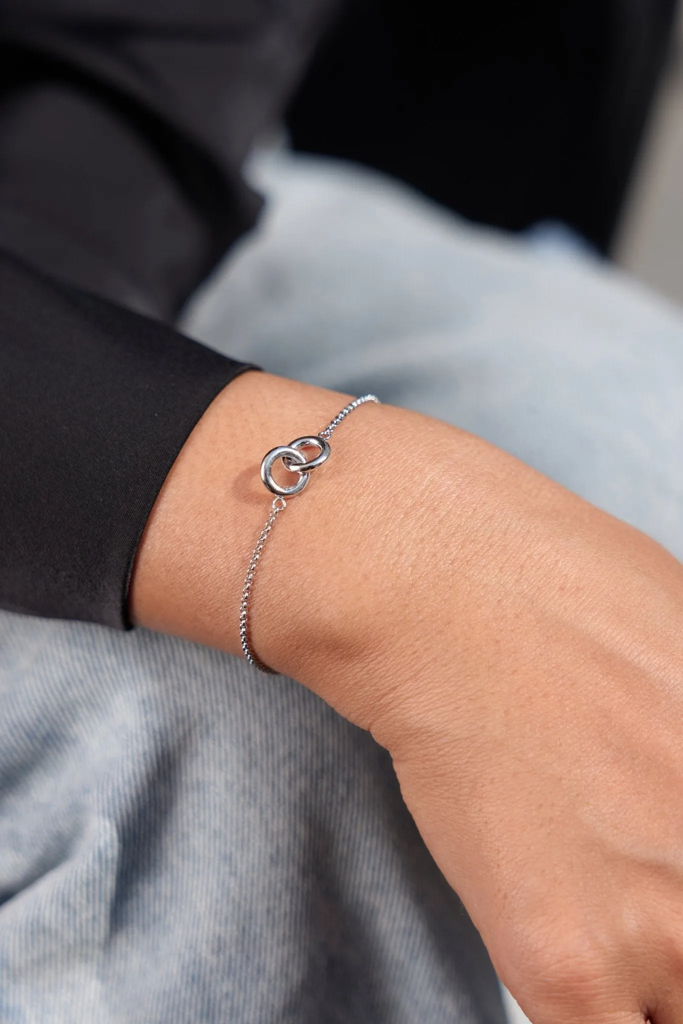 Twin Souls Bracelet in Silver sold by Flaire & Co. product image thumbnail 2