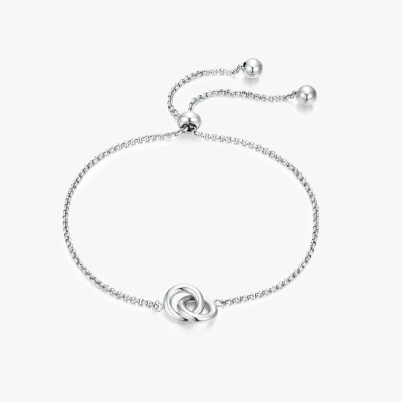 Twin Souls Bracelet in Silver sold by Flaire & Co.