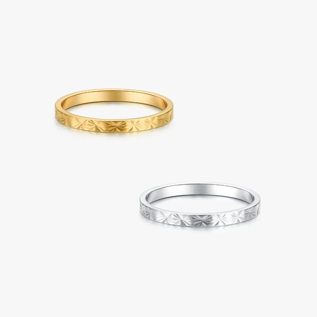 Sunburst Band Gold Ring sold by Flaire & Co. product image thumbnail 5