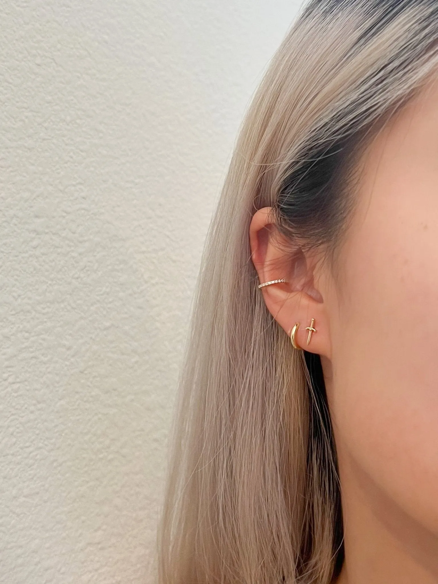 Dagger Studs in Gold sold by Flaire & Co. product image thumbnail 3